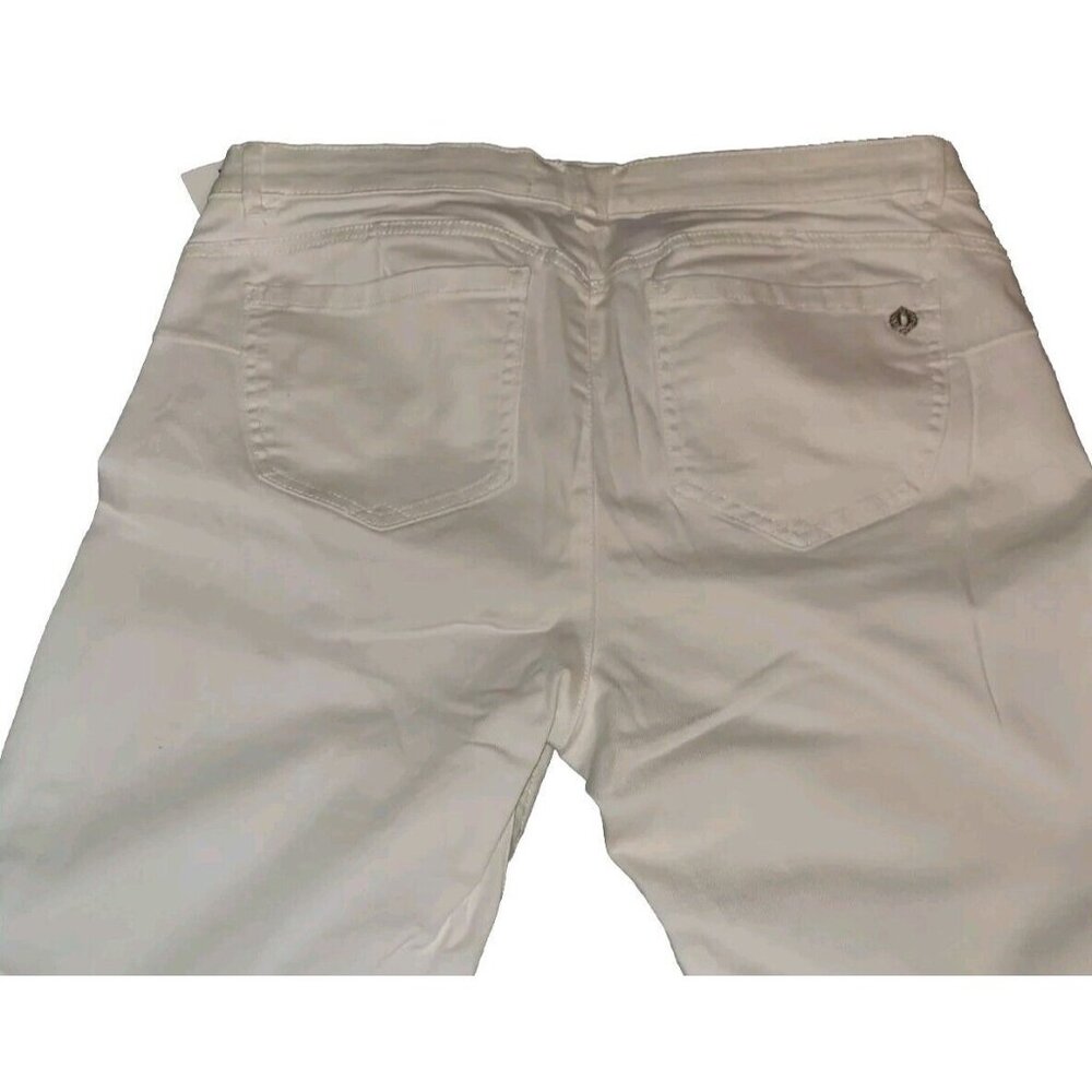 NWT DEMOCRACY White Denim "AB"SOLUTION Slimming Freedom Ankle Skimmer Jeans 14 - Picture 6 of 6